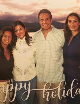 Andrew Cuomo Smiling With His Daughters At Sunset Photo credit:  Gov. Andrew Cuomo Facebook