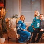 Myron Wasylyk Sitting On Sofa With His Family