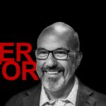 Jeff Hoffman Smiling Black And White Image