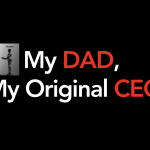 Illustration Image Of Son And Father With Text My Dad My Original CEO
